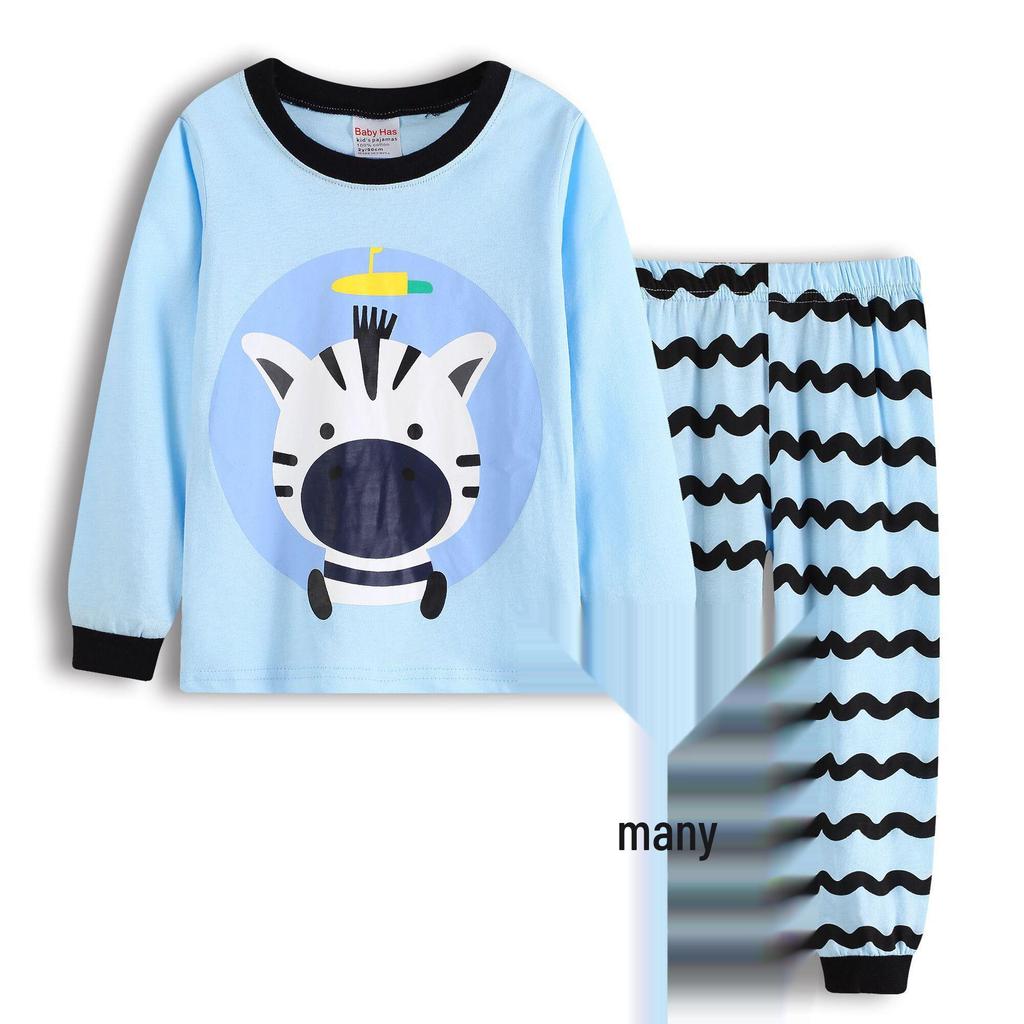 2025 Dinosaur Pattern Kids Homewear Set - Children's Clothing