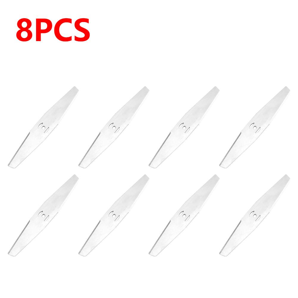 1-10PCS Metal Grass Trimmer Blade 20cm Lawn Mower Saw Blade Grass Brush Cutter Replacement Blade Garden Power Tool Accessories