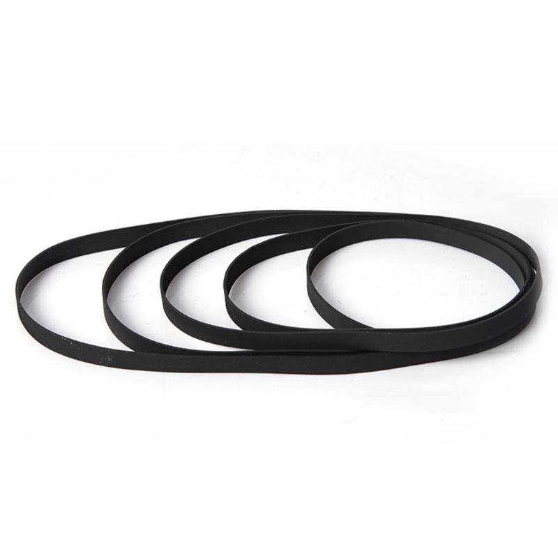 5PCS 5mm Flat Belts Folded Rubber Belt 47-150mm for Recorders CDROM Video Machines DVDs Drive