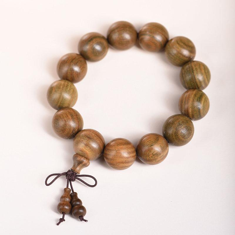 Argentina Agarwood & Green Sandalwood Unisex Prayer Beads Bracelet