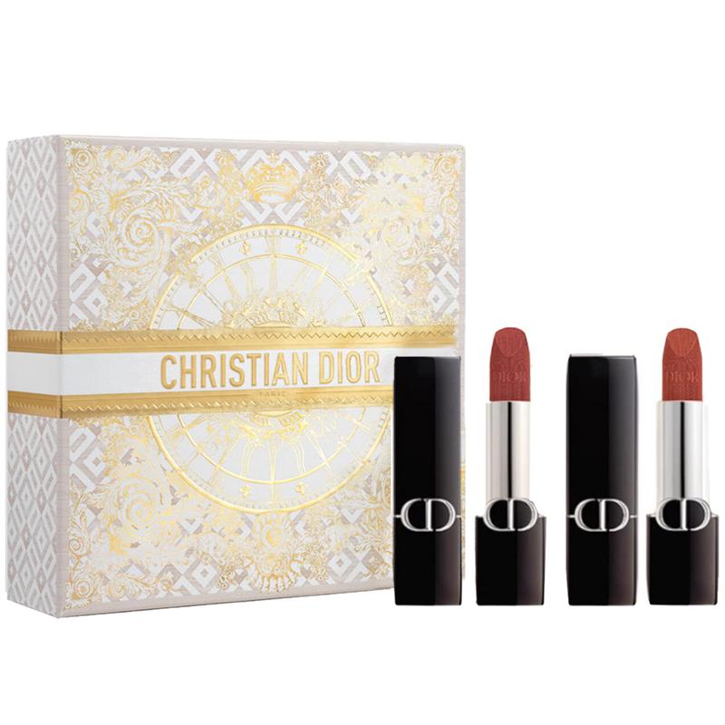 DIOR Lipstick 299 Tipsy Naked Velvet+188 Chixia Naked Velvet синий