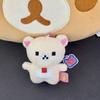 Rilakkuma Bear Plush Animal Bag Charm With Pp Cotton Filling For Kids And Collectors