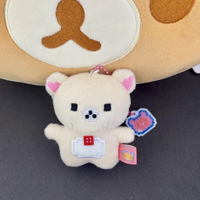 Rilakkuma Bear Plush Animal Bag Charm With Pp Cotton Filling For Kids And Collectors
