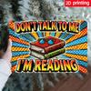 Do Not Disturb Reading Metal Tin Sign Wall Decor for Office Cafe Bar Home