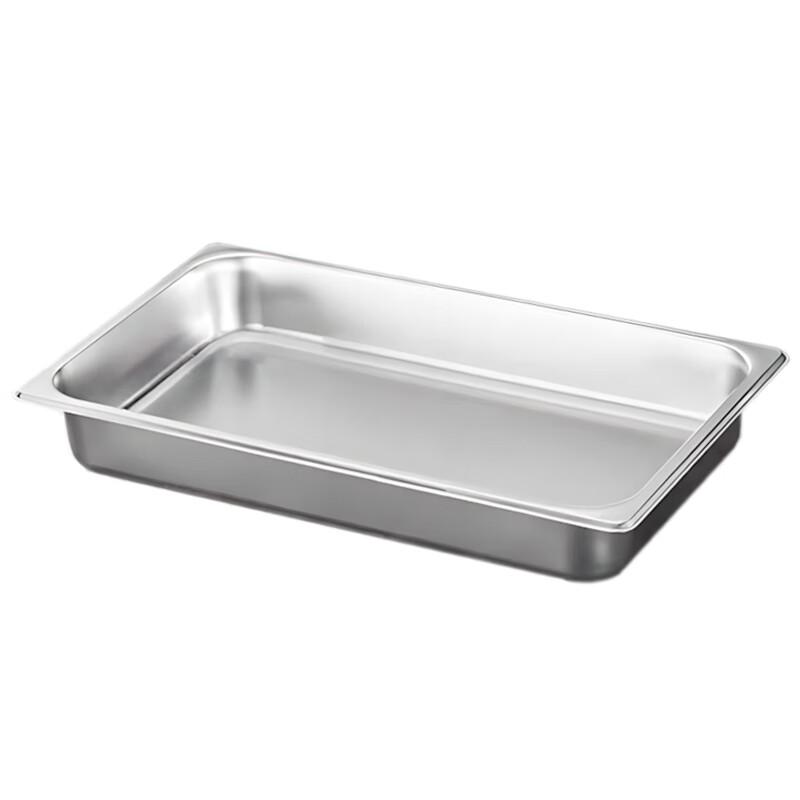 304 Stainless Steel 1/1 Gastronorm Food Pan with Rolled Edge
