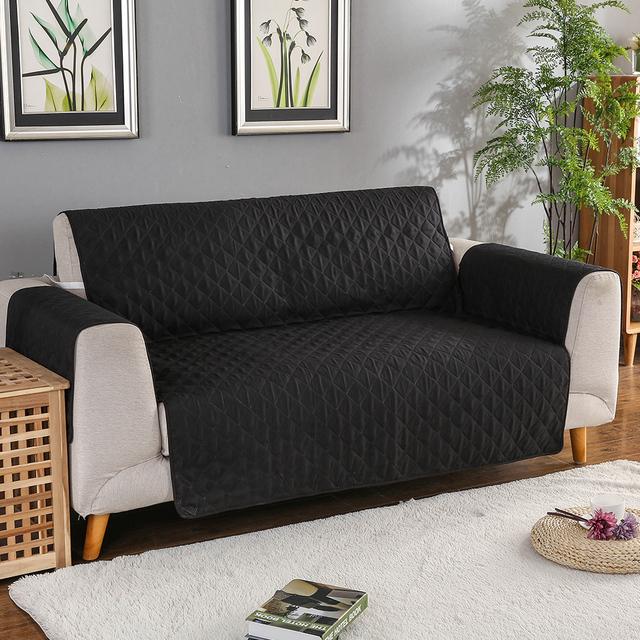 Plain Color Sofa Cover Gentle Removable Sofa Cushion Cover Protector Living Sofa Pet Mat Washable Couch Covers Slipcovers 1 /2 /3 Seat