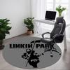 1pc Linkin Park Band LogoChair Carpet for Office, Non-slip, Soft and Durable Office Rug for Interior Decoration, Perfect for Office Yy250925095