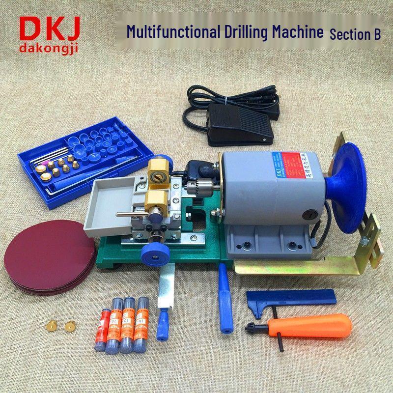 Electric Mini Jade and Bead Drilling Machine for Home Use