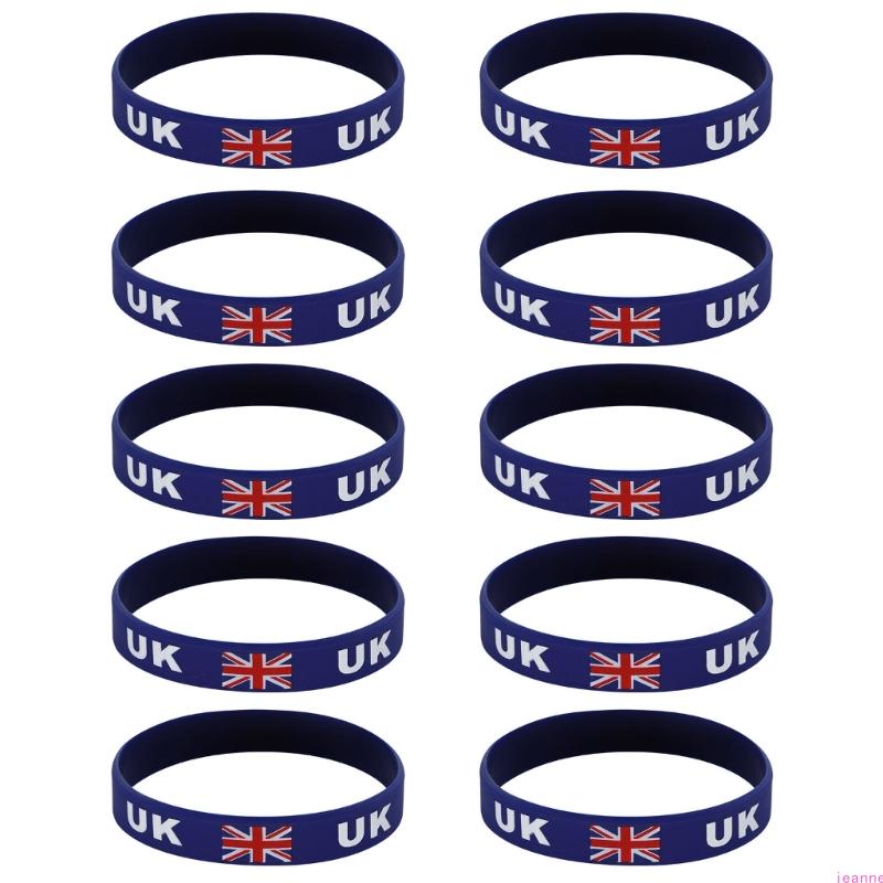 10Pcs/set Soft Elastic 2026 Sports Event Fan Bracelets Showcasing International Team Color Great For Collector