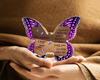 Pomysł na prezent dla Babci Nany: Płyta akrylowa w kształcie motyla – Prezent na urodziny/Boże Narodzenie/Święto Dziękczynienia.