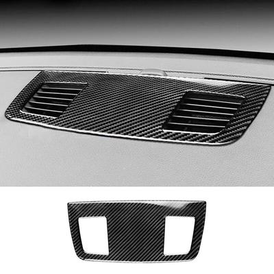 Carbon Fiber Car Dashboard Air Outlet Vent Frame Cover Trim Sticker For BMW E90 E92 E93 3 Series 2005-2012 Auto Accessories