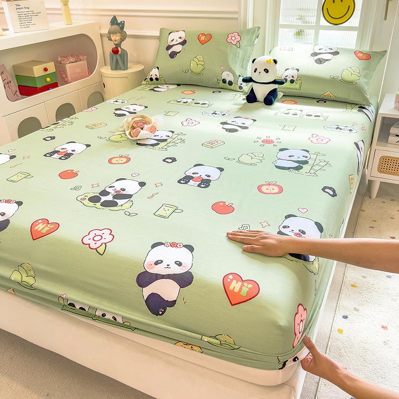 Cotton Printed Mattress, Simmons Mattress Protective Cover, Pure Cotton Lazy Bedspread Pillowcase