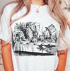 Alice In Wonderland Tee, Mad Hatter's Tea Party Comfort Colors Shirt