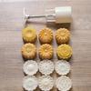 Midautumn Festival Chrysanthemum Cutter Moon Cake Mould Set for Cake Cookie