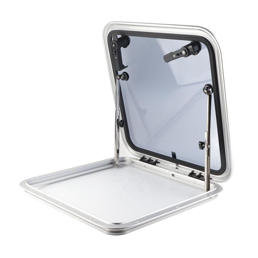 Boat Porthole Window Heavy Duty External Push Type Waterproof Portlight Hatch Window for Marine Yacht RV Boat Opening Portlight