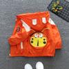 Small Baby Cartoon Hooded Tops Boys and Girls Fall Jacket Spring and Autumn Section of The Children's Fall Thin Jacket