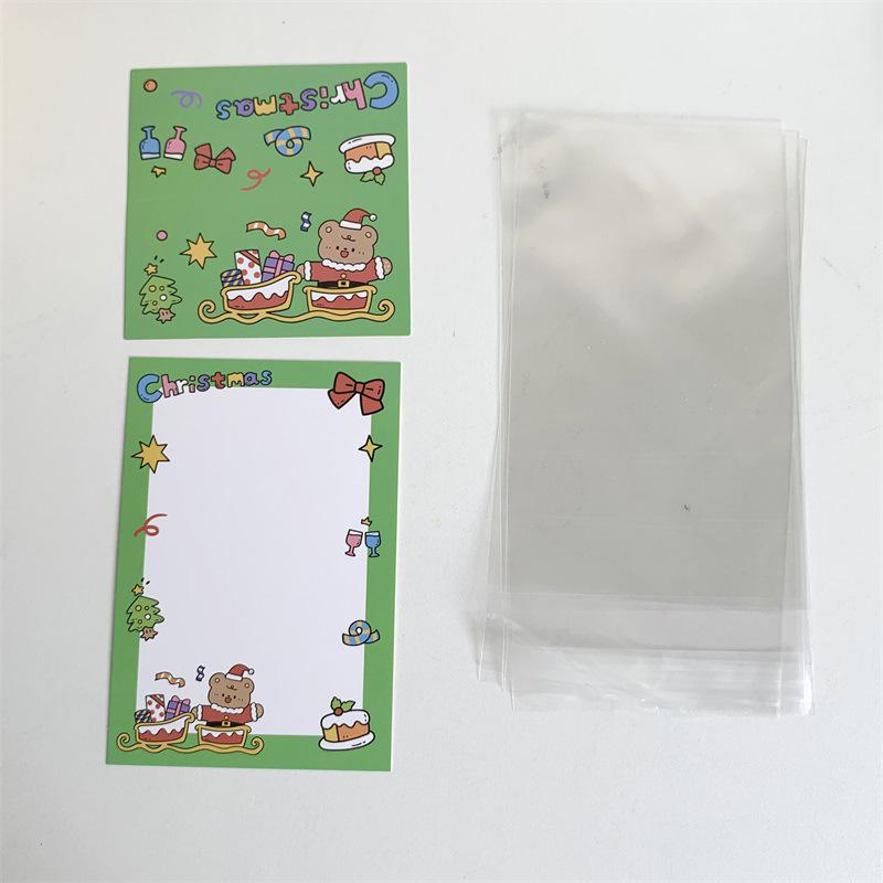 Originální balíček kartonů s vánočními kreslenými postavičkami mimo formu