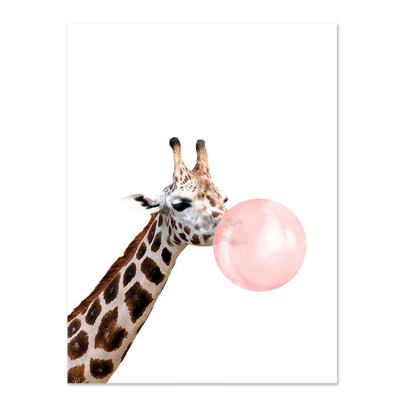 Pink Bubble Elephant Giraffe Print Poster Animal Kindergarten Wall Art Canvas Painting Picture Baby Nordic Kids Room Decoration At Affordable S Free Real Reviews With Photos Joom - Giraffe Print Wall Art Pink Bubble Elephant Giraffe Print Poster Animal Kindergarten Wall Art Canvas Painting Picture Baby Nordic Kids Room Decoration At Affordable S Free Real Reviews With Photos Joom - Giraffe Print Wall Art