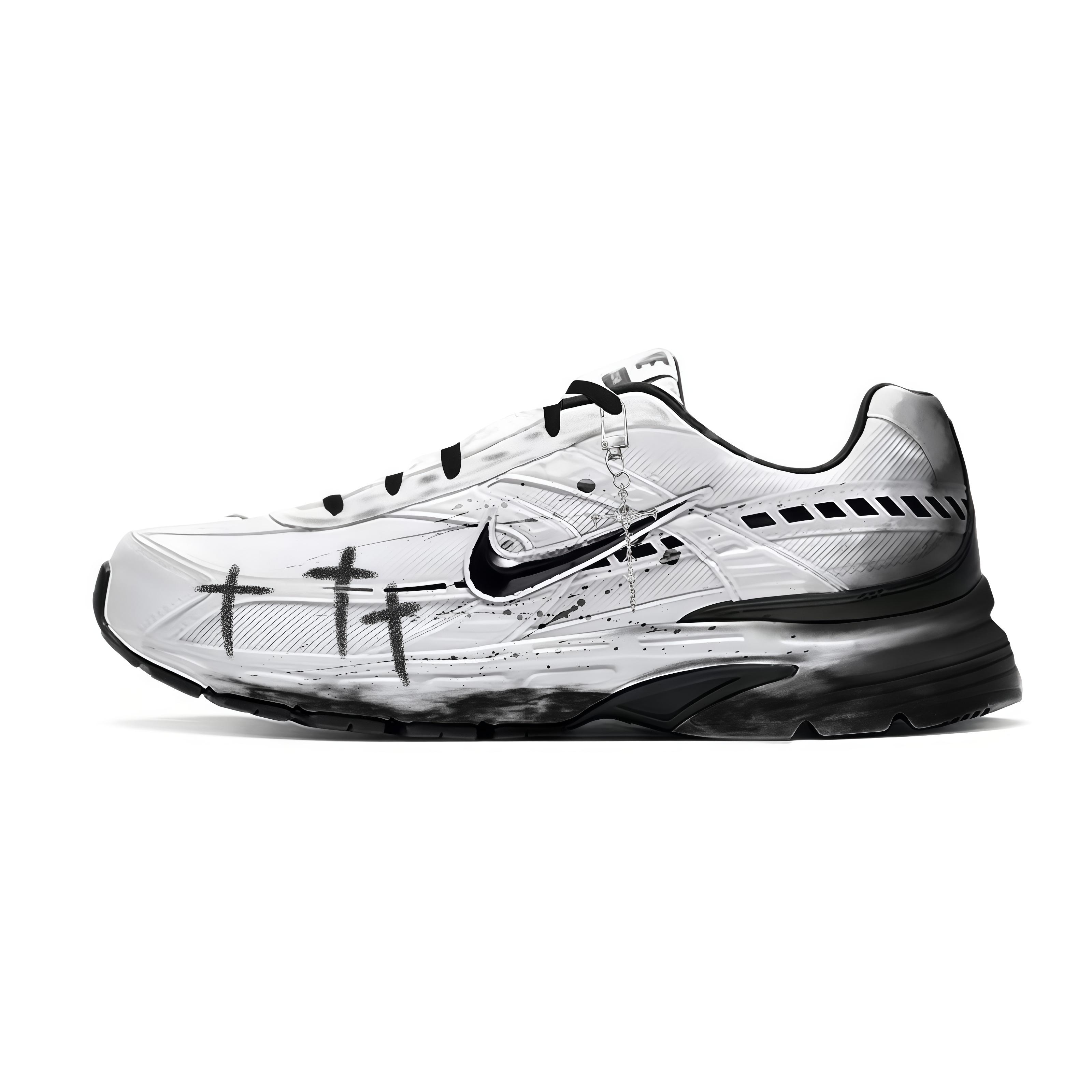 

Nike Initiator Cushioning Low top Casual Training Running Shoes Men s White 394055-101(Team2042-) 44.5