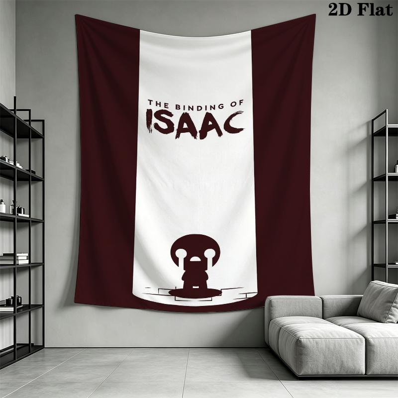 The Binding of Isaac Wall Tapestry Aesthetic Wall Hanging Printed Fabric Blanket Decorative Tapestries for Bedroom Living Room Home Decor
