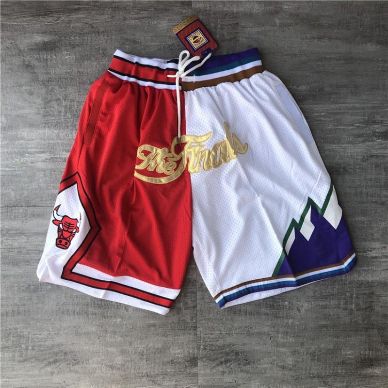 Basketball Shorts With Embroidered NBA Team Logos Super Sonic 76ers Lakers Rockets Magic Raptors Ultrafine Fiber Sport
