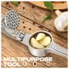 Premium Garlic Press Stainless Steel Garlic Mincer Easy CleanManual Garlic Press Professional Garlic Mincer Grinder Kitchen Tool