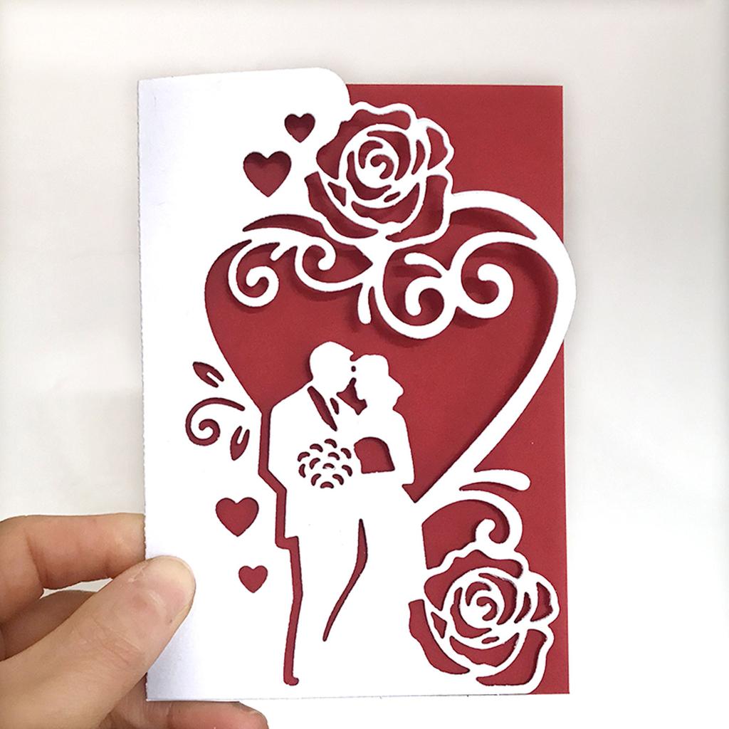 Wedding Invitation Metal Cutting Dies Stencils for DIY Scrapbooking Decorative Embossing Paper Card Photo Album Template