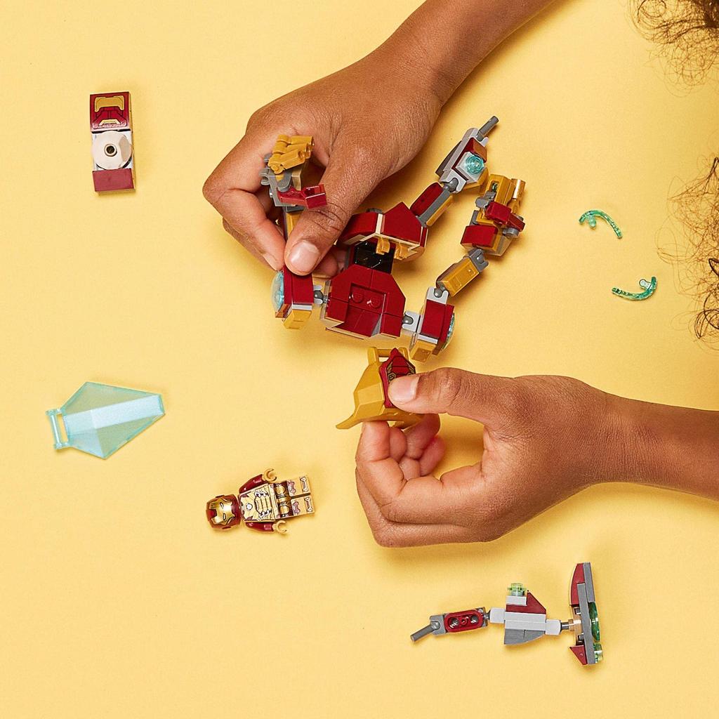 LEGO Super Heroes Iron Man Mech Suit 76203, Toy, Building Blocks, Gift, Superhero, American Comic, Sentai Hero, Boys, Ages 7 and Up