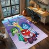 Cute Inside Out Emotions Rug Carpet Large Area Rug Non Slip Washable Floor Mat Gamer Room Bedroom Home Decor