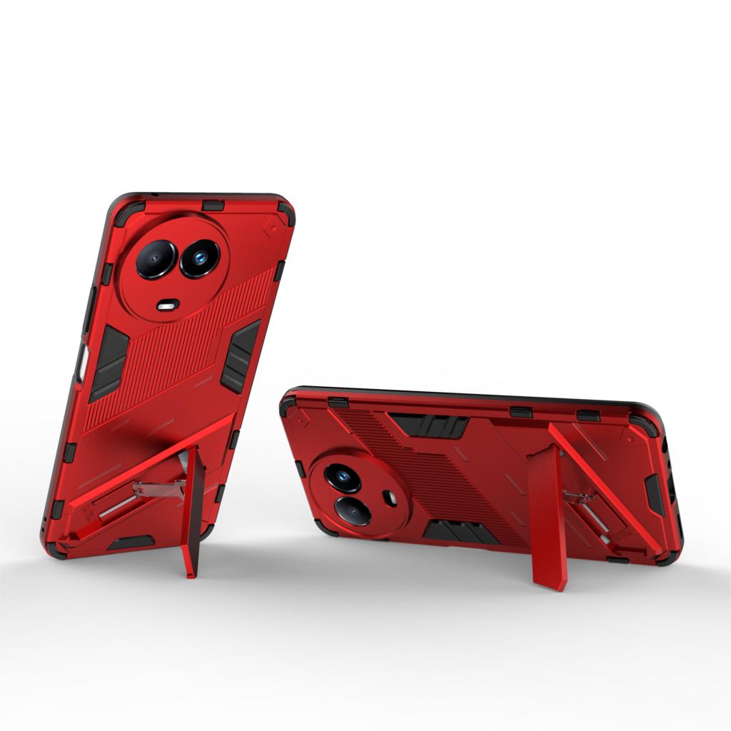 For Realme 11 5G Global Cover Case For Realme 11 5G Case Funda Armor Shockproof KidStand Hard PC Protective Phone Bumper