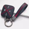 Honeycomb Car Key Cover for Zeekr Zeekr 001 Zeekr 009 Zeekr X Zeekr 007 with Keychain Honeycomb Texture Wear Resistant Key Fob Protector