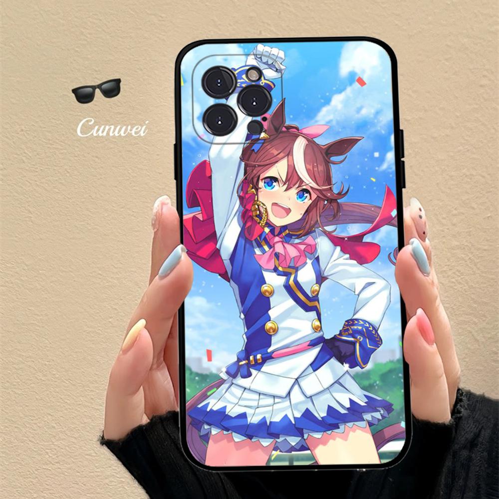 Anime Uma Musume Pretty Derby Tokai Teio Phone Case For IPhone 16 15 14 11 12 13 Mini Pro XS Max Cover 6 7 8 Plus X Funda Shell