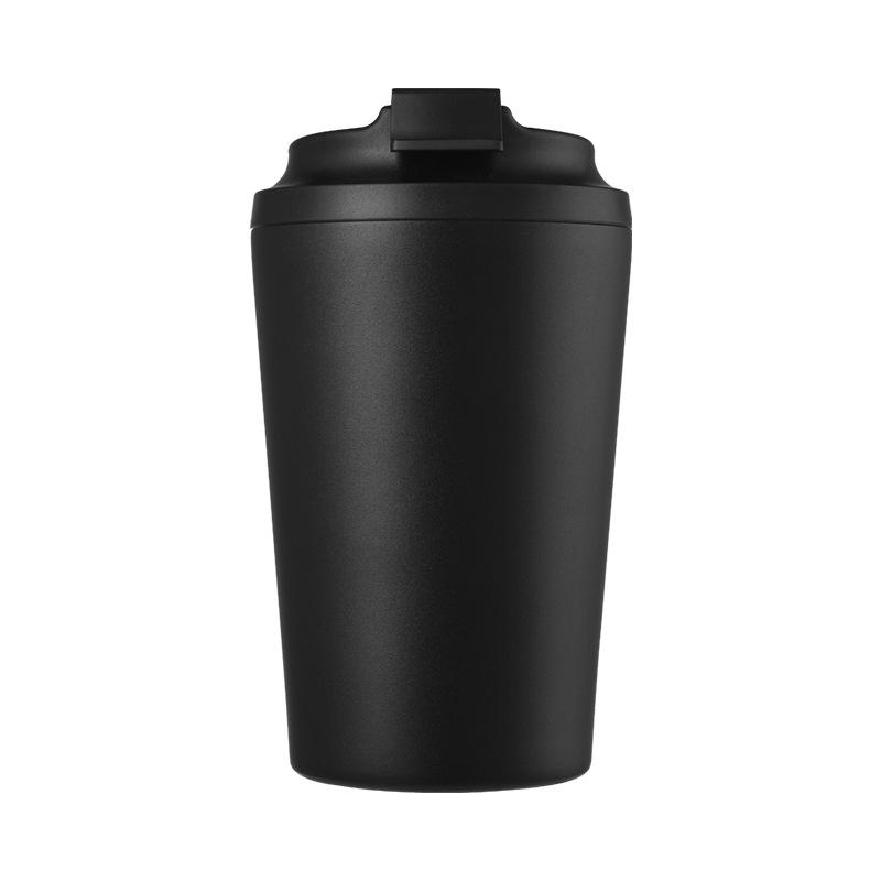 12oz Stainless Steel Insulated Coffee Cup with Scale - 7th Gen Portable Travel Mug