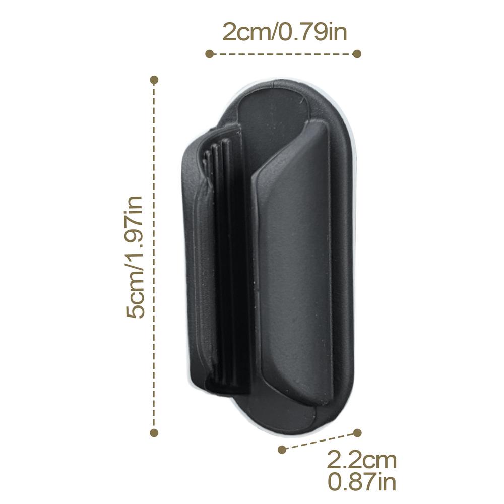 

Car Lip Balm Holder Multipurpose Anti-Slip Lipstick Holder Automotive Lipstick Holder Car Accessories for Lip Balm Chapstick чёрный