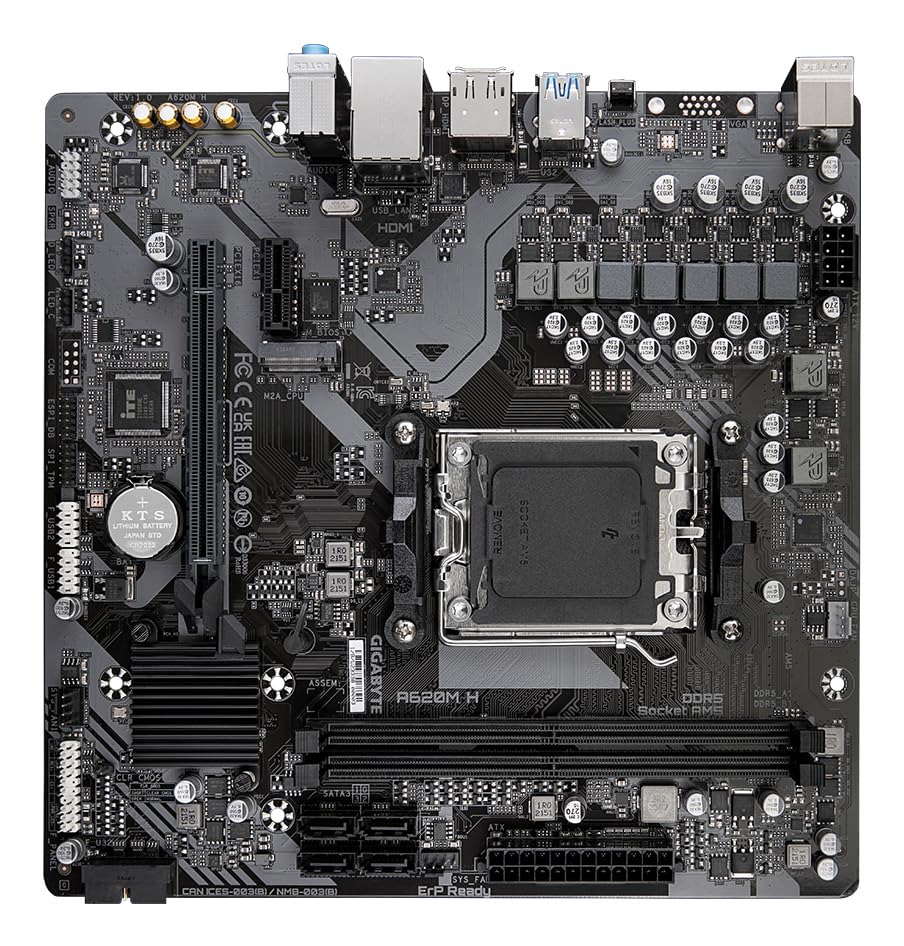 GIGABYTE A620M H Rev2 Micro-ATX Motherboard MB6931