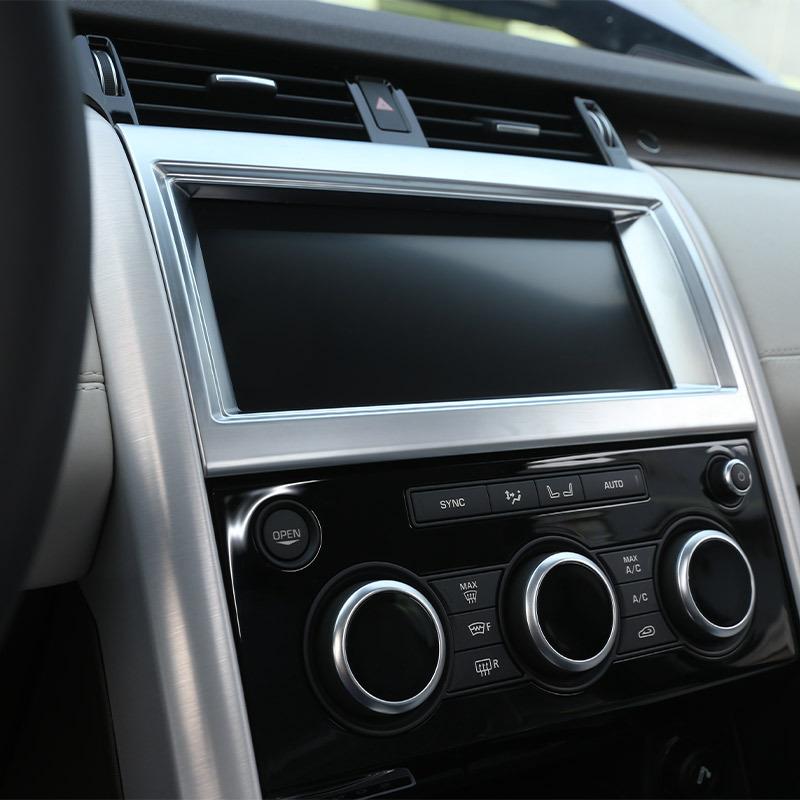 For Land Rover Discovery 5 LR5 L462 2017- ABS Car Interior Center Control Navigation Decorative Frame Car Accessories