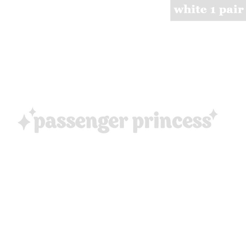 1Pair Princess Star Mirror Decal Sticker Rearview Mirror Car Vinyl Decoration Funny Rearview Mirror Sticker for Passenger