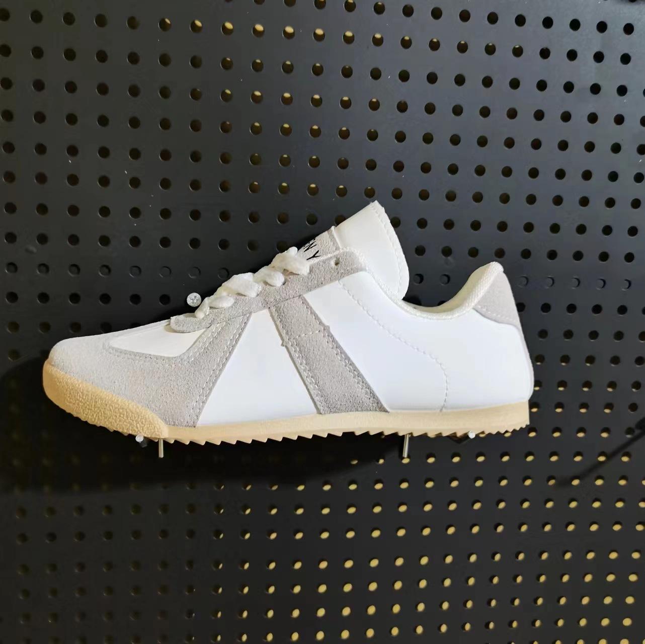 

Новые мужские туфли и женские туфли - легкие и модные туфли Форреста Гампа, плоские и универсальные трендовые классические ретро-маленькие белые туфли, немецкие трай 36