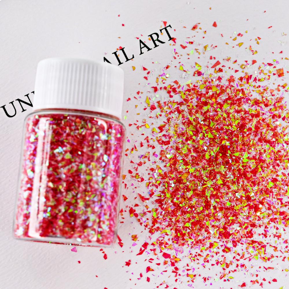 Συμφωνία Ακανόνιστα Πούλιες Μπουκαλάκι 20ml DIY Εποξειδική Άμμος Κινούμενη Μακιγιάζ Ματιών Τέχνη Νυχιών Κοσμήματα Γκλίτερ Πούλιες