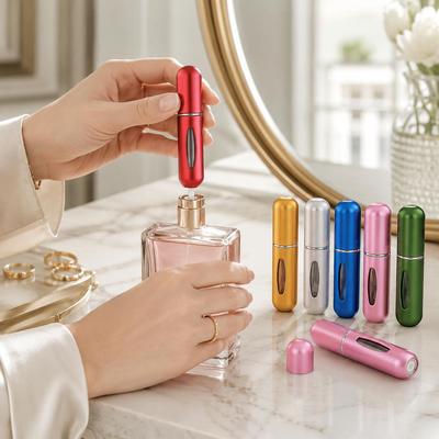 5ml Bottiglia di Ricarica per Profumo Portatile Mini Spray Ricaricabile Barattolo per Profumo Pompa Contenitori Cosmetici Vuoti Atomizzatore per Strumento da Viaggio Caldo