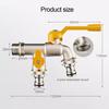 Useful Copper Water Tap Frost-Proof Double/One Outlet Water Tap Splitter Garden Irrigation Tap Home Indoor