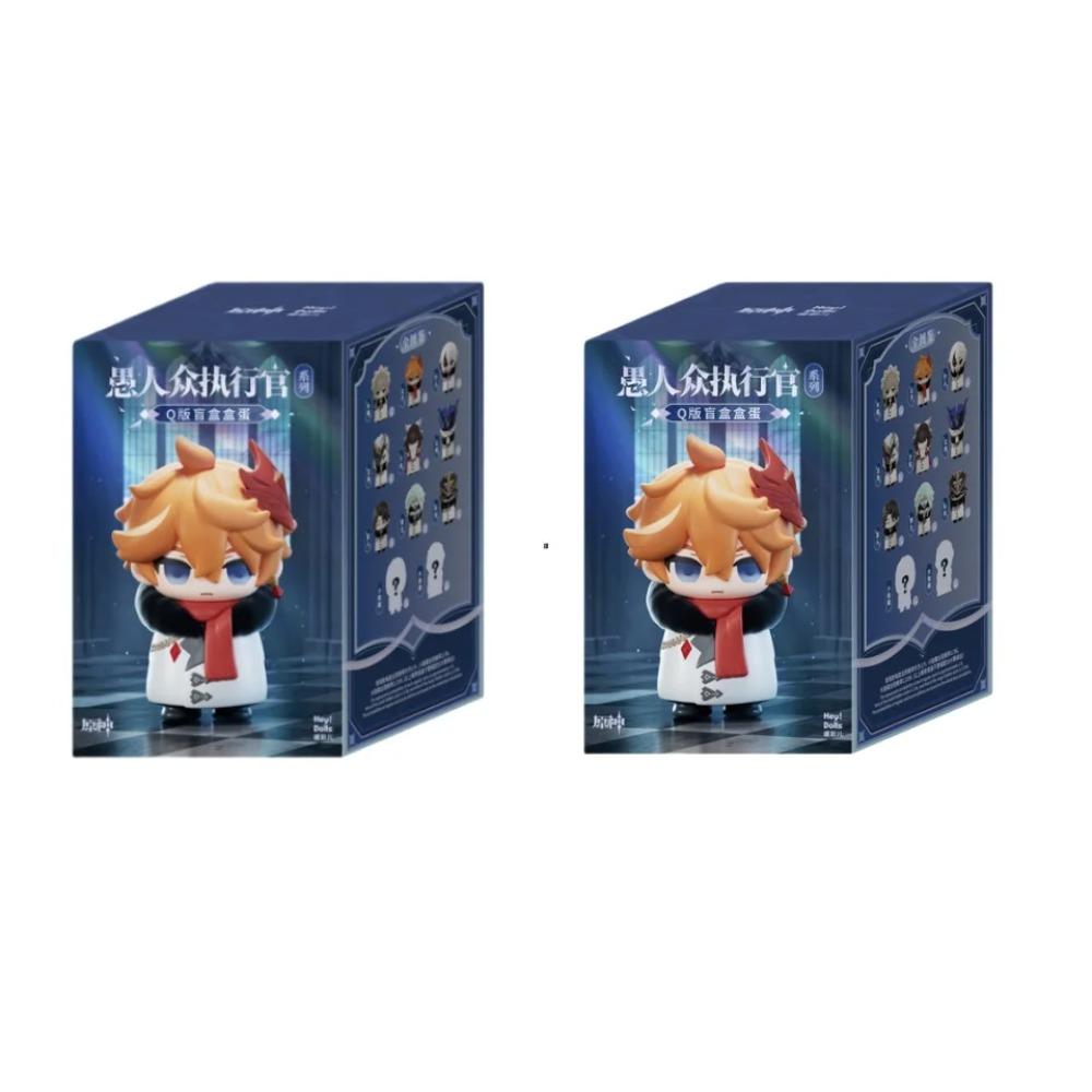 In Stock Original Suplay Genshin Fatui Harbingers Blind Box MiHoYo Cute Figure Desktop DecorModel Surprise Box Birthday Gift Toy