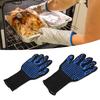 800 Grad Celsius  1482 Grad F Hitzebeständige Brandschutzhandschuhe Flammhemmend Rutschfest für Mikrowellenherd BBQ Backen l