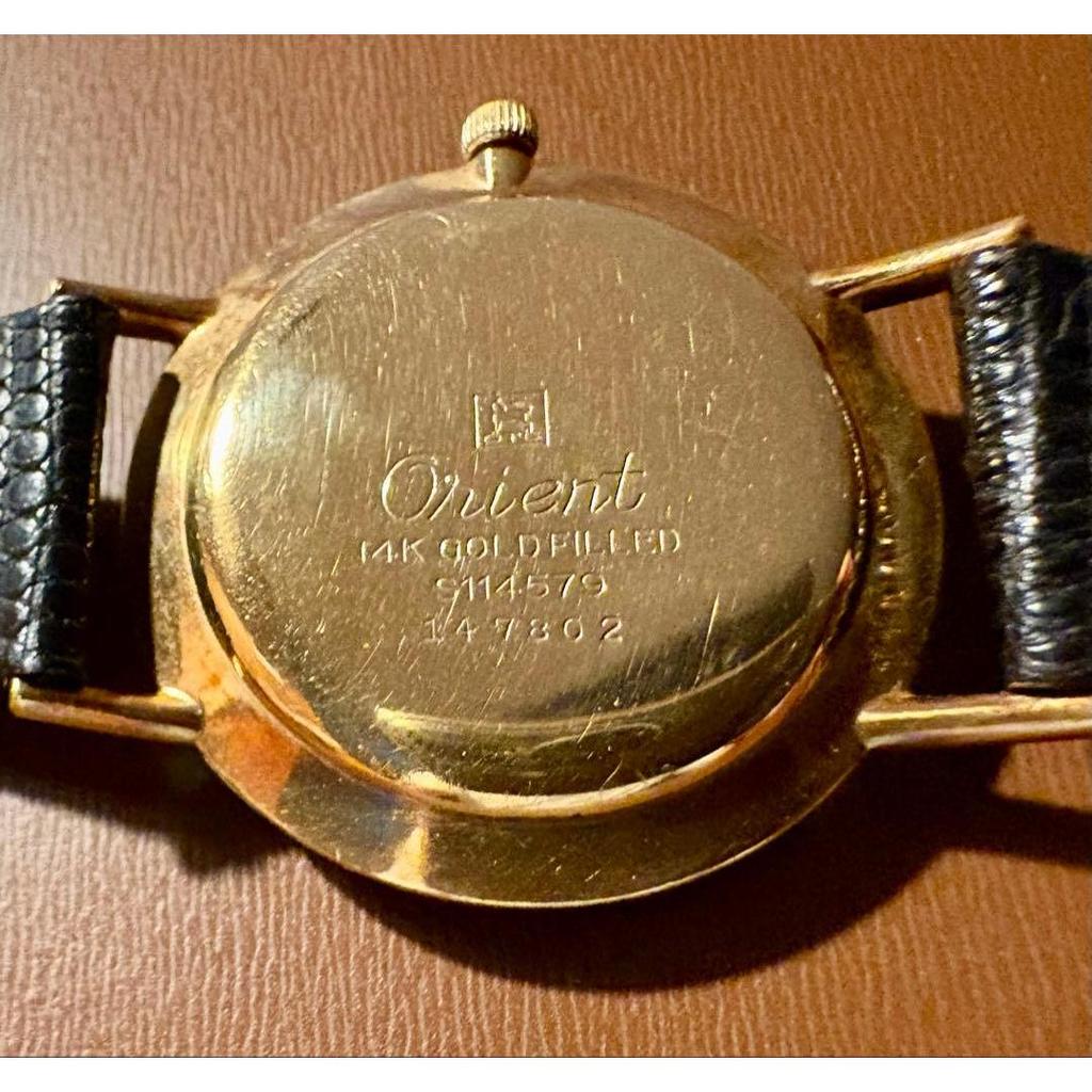 Used Orient Grand Prix Special 25 Jewels Manual Wind 14KGF