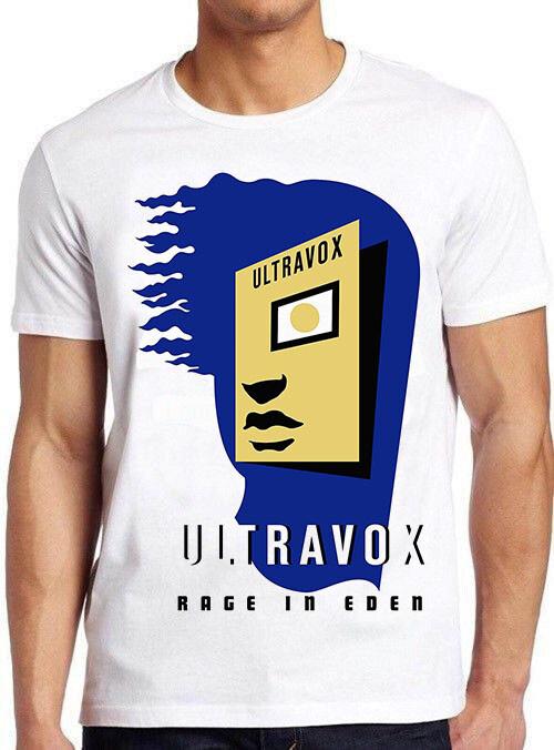 Ultravox Rage In Eden New Wave Pop Retro Cool Top Gift Tee T Shirt 44 S разноцветный