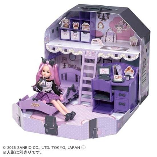 Takara Tomy Licca-chan Cool Kuromi Room Dress-up Play Toy Ages 3 Up