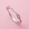 Xiaomi Vintage Branch Leaf BFCLUB  Silver Color Ring Opening Ring For Women Jewelry Gift Dropshipping