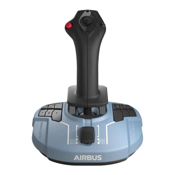 THRUSTMASTER Joystick TCA Officer Pack Airbus Edition : Ergonomická replika Mini-páky a Kvadratu Airbus