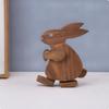 Walking Wooden Animal Wood Gravity Powered Toy Unpowered Motion Desk for Collectors, Students,