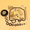 2Sets Carburetor Repair Kit For Honda CX500C CX500  1980-1982 CX500D Replacement Parts
